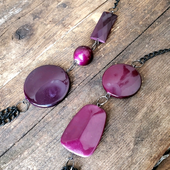 💜Vivacious Deep Violet Jewelry Set💜 - Picture 7 of 9
